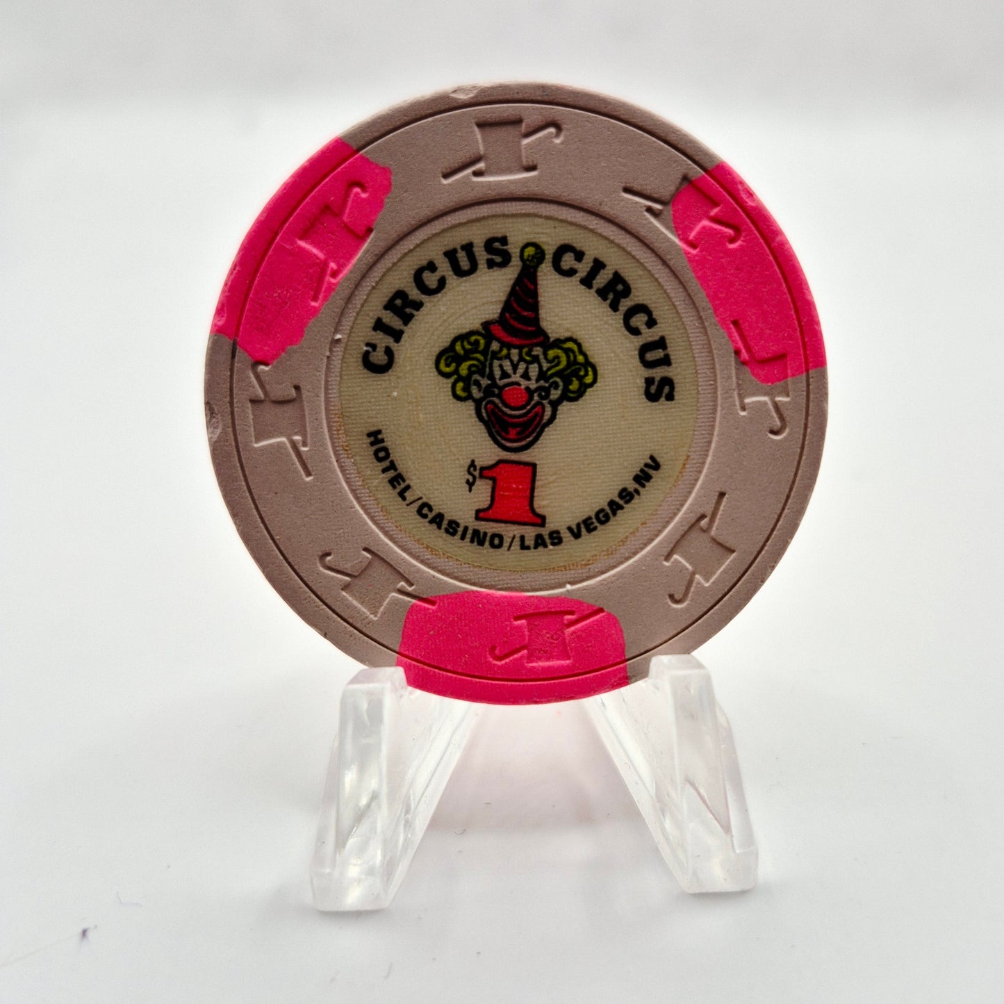 Circus Circus Hotel Casino Las Vegas Nevada 1990 $1 Casino Chip N1466