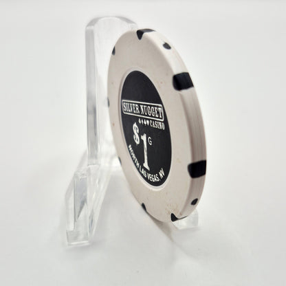 Silver Nugget Casino Las Vegas Nevada 2010 $1 Casino Chip E9812