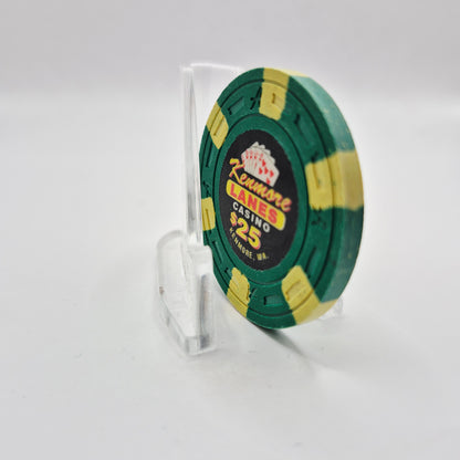 Kenmore Lanes Card Room Casino Kenmore Washington $25 Casino Chip *Uncirculated