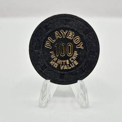 Playboy Hotel Casino Atlantic City New Jersey 1981 $100 Fun Night No Cash Value  Casino Chip