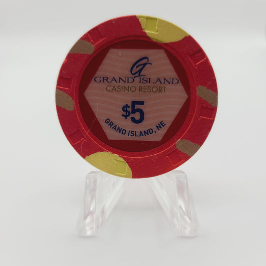 Grand Island Casino Grand Island Nebraska 2023 $5 Casino Chip