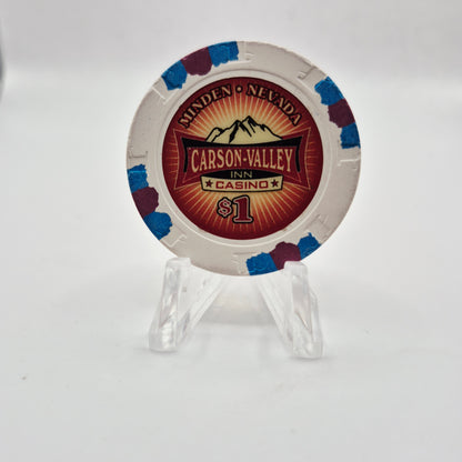 Carson Valley Inn Minden Nevada 2013 $1 Casino Chip D1056