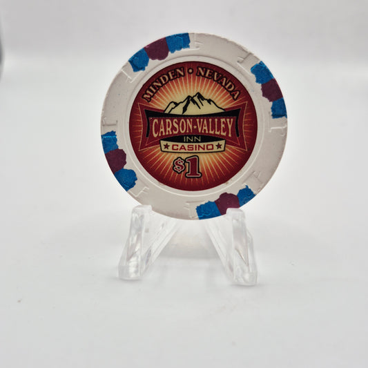 Carson Valley Inn Minden Nevada 2013 $1 Casino Chip D1056