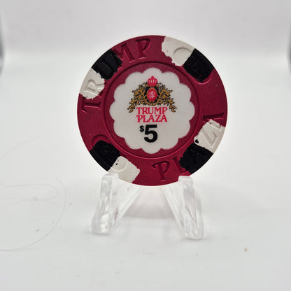 Trump Plaza Atlantic City New Jersey $5 Casino Chip
