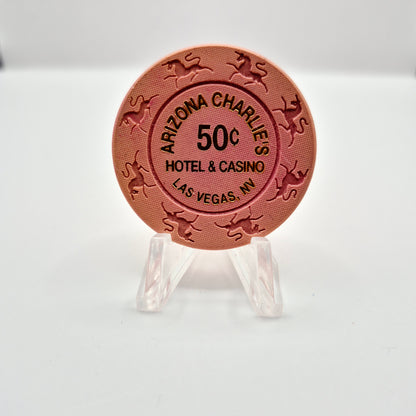 Arizona Charlie's West Decatur Las Vegas Nevada 1997 $.50 Casino Chip N4865