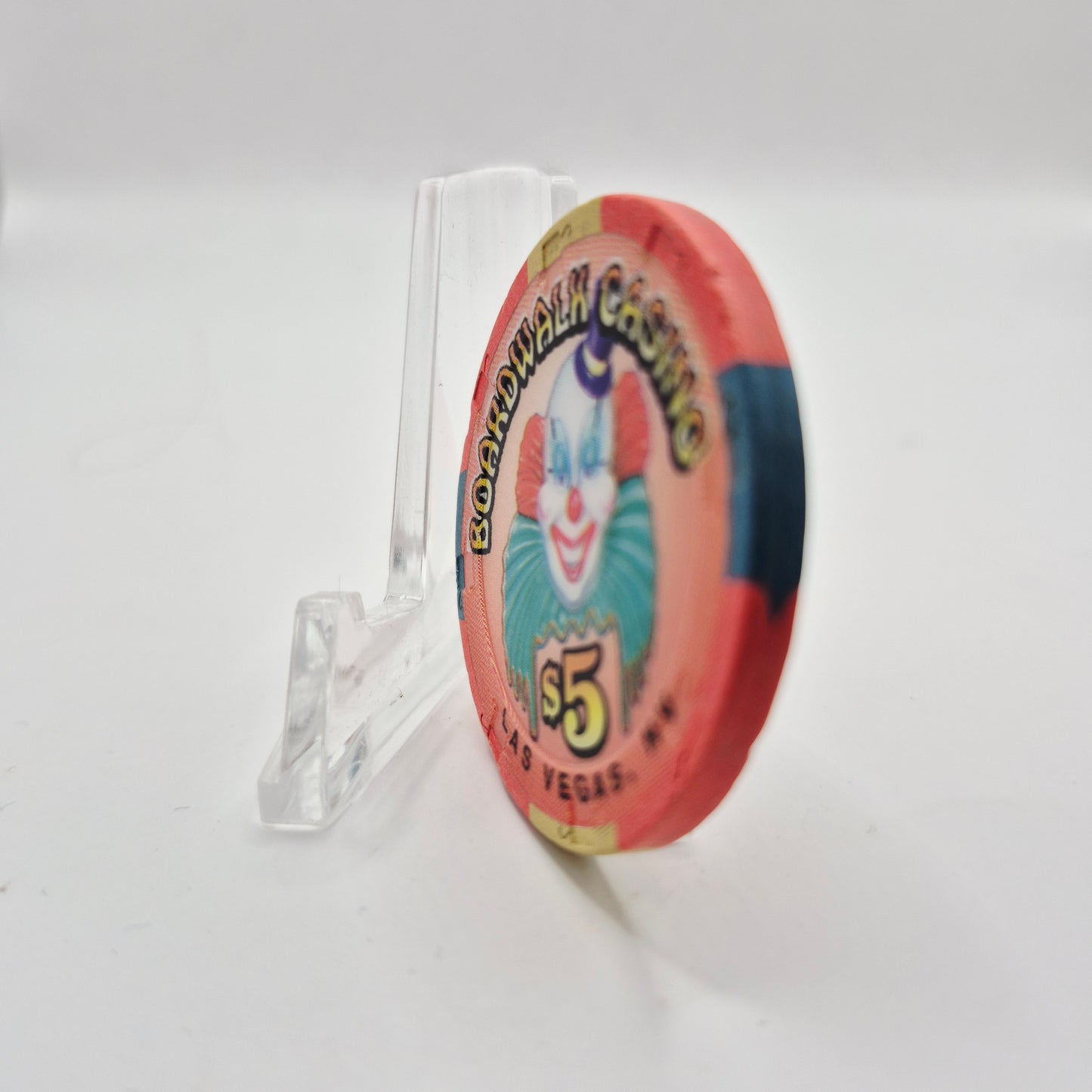 Boardwalk Casino Las Vegas Nevada 1998 $5 Casino Chip N9959