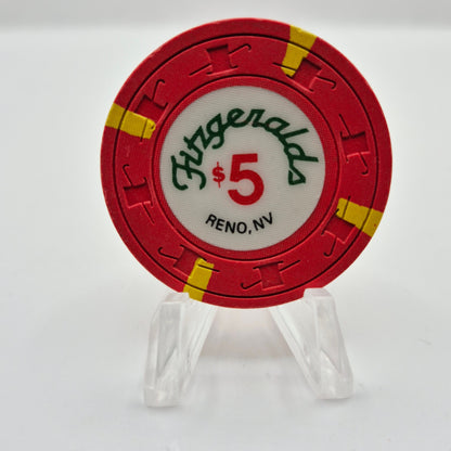 Fitzgeralds Casino Reno Nevada $5 Casino Chip N5065