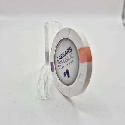 Caesars Republic Hotel Casino Lake Tahoe Nevada 2025 $1 Casino Chip