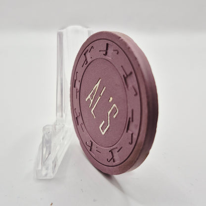 Al's "Liquor" Las Vegas Nevada 1962 $.25 Casino Chip V3638