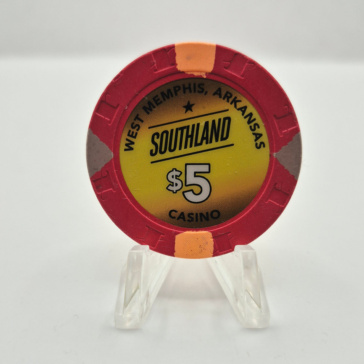 Southland Casino Hotel West Memphis Arkansas 2020 $5 Casino Chip
