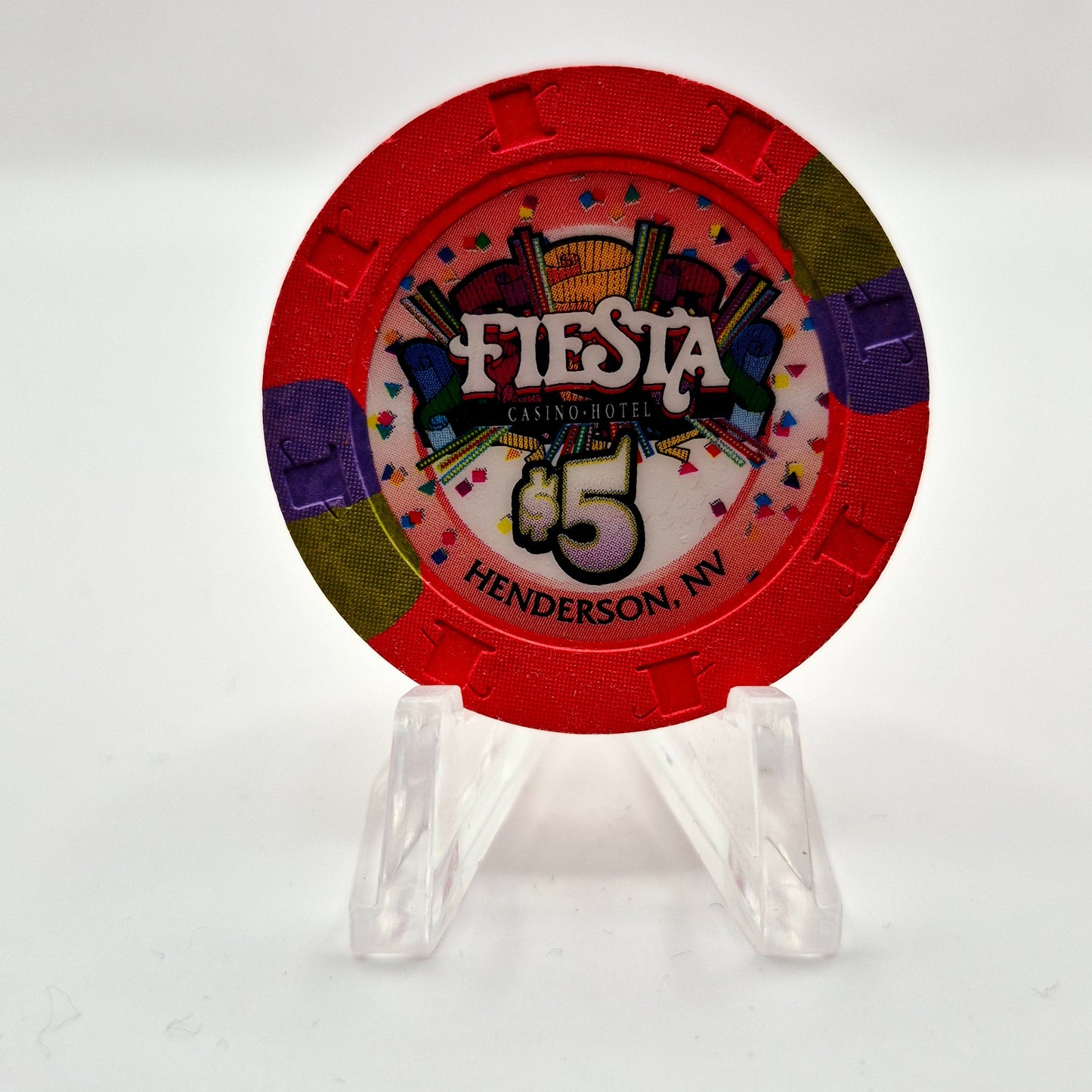 Fiesta Hotel Casino Henderson Nevada 2001 $5 Casino Chip V8428