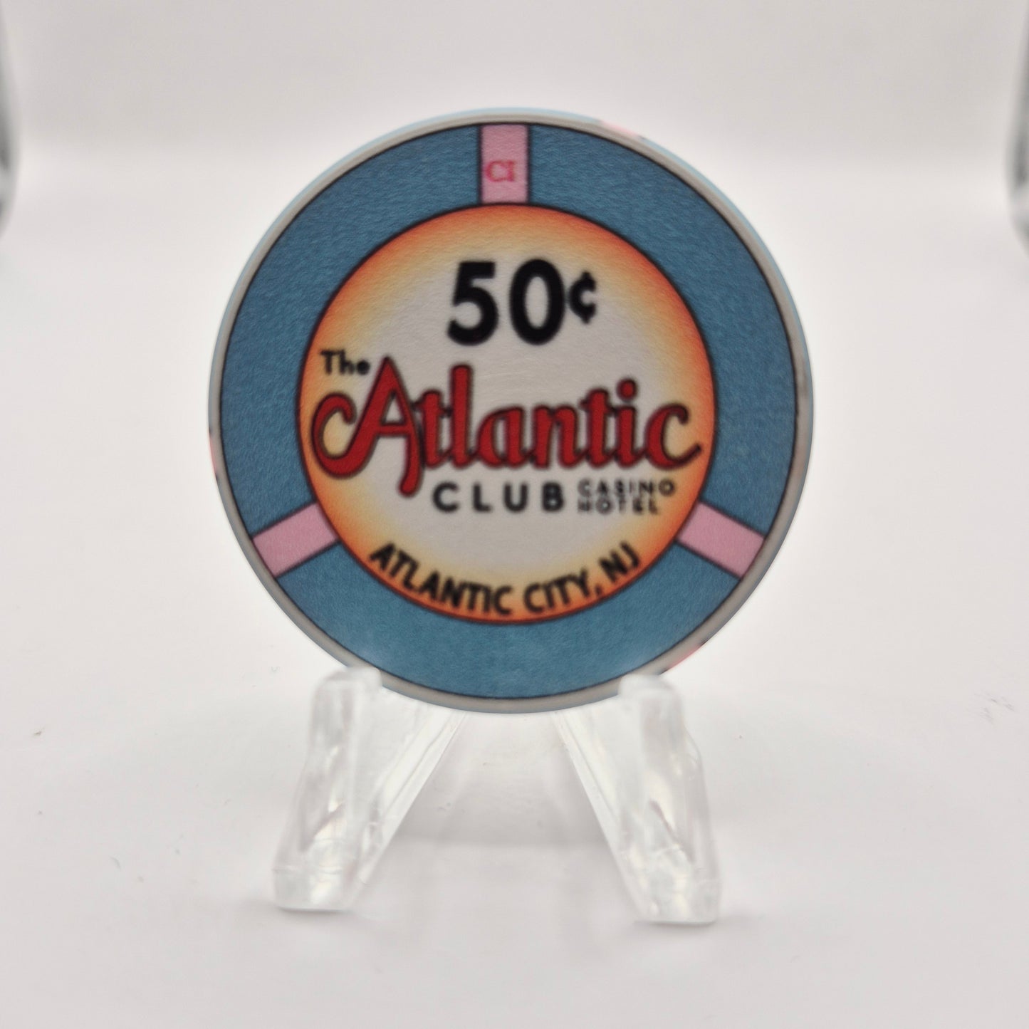The Atlantic Club Casino Hotel Atlantic City New Jersey 2012 $.50 Casino Chip