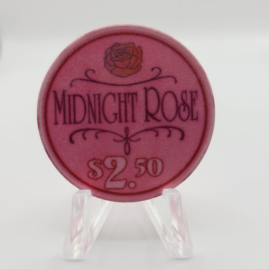 Midnight Rose Hotel Casino Cripple Creek Colorado 1999 $2.50 Casino Chip
