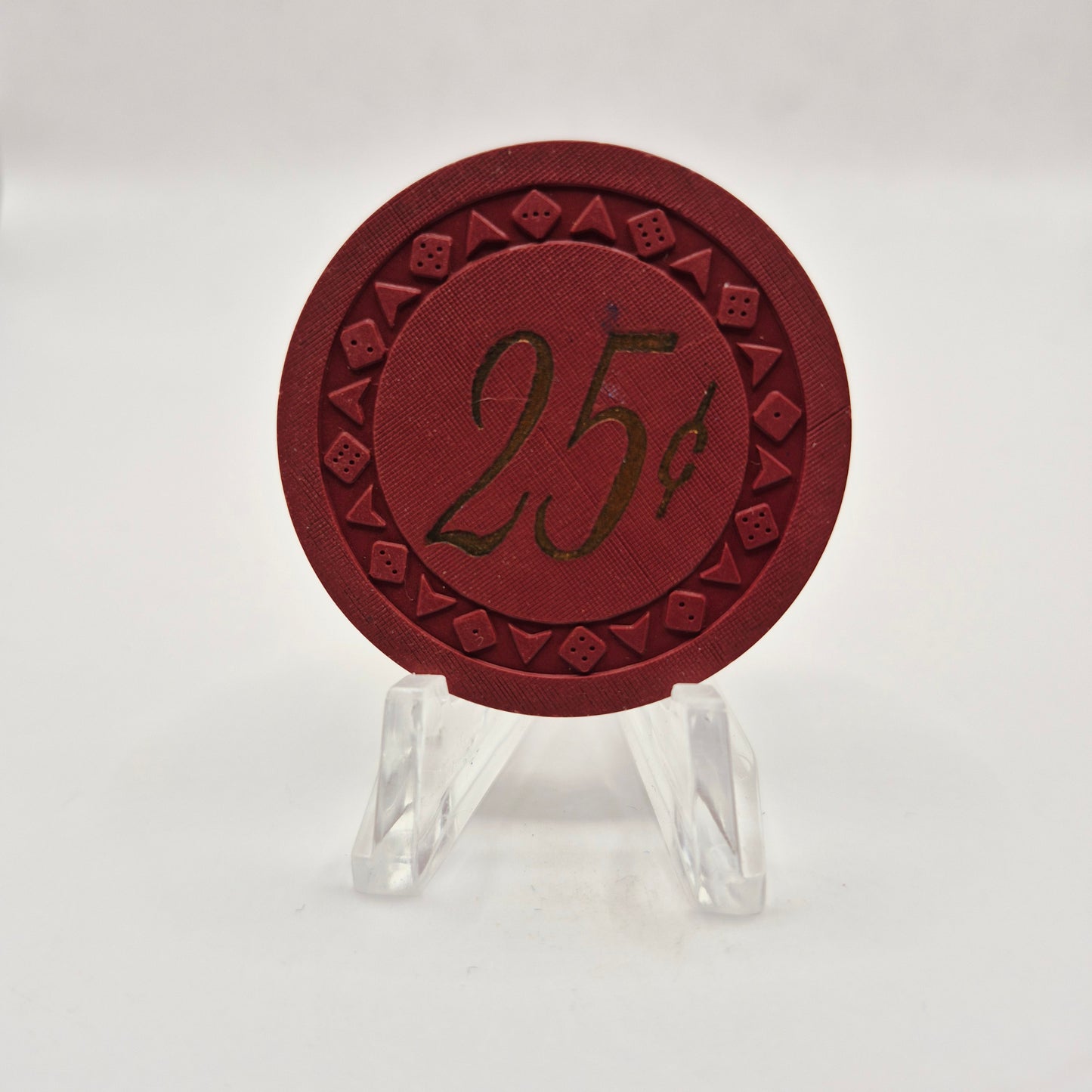 Nevada Club Casino Reno Nevada 1954 $.25 Casino Chip D1297