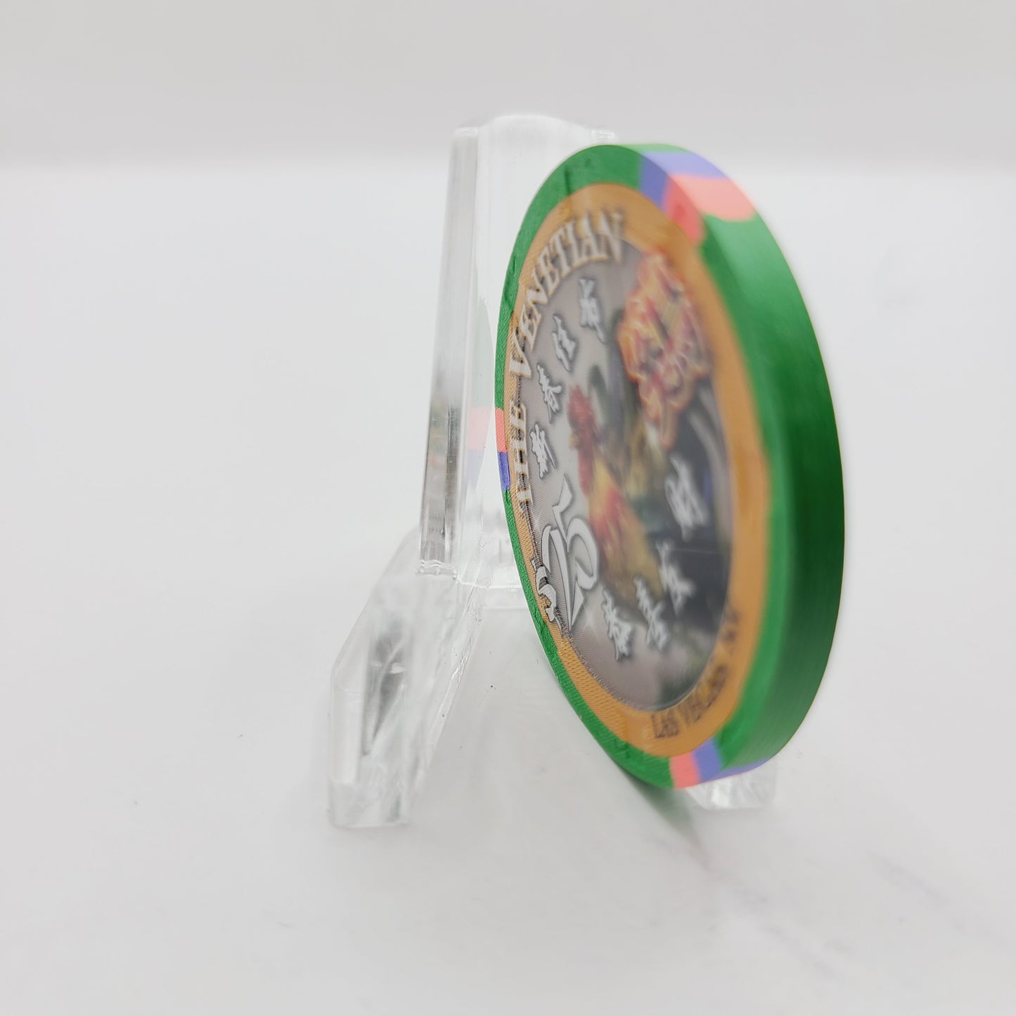 The Venetian Resort Casino Las Vegas Nevada 2017 "Year of the Rooster" $25 Casino Chip