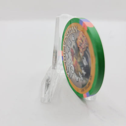 The Venetian Resort Casino Las Vegas Nevada 2017 "Year of the Rooster" $25 Casino Chip
