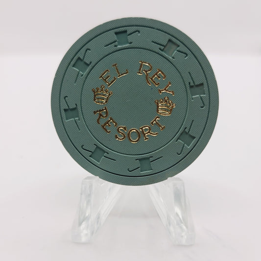 El Rey Resort Hotel Casino Searchlight Nevada 1960 $5 Casino Chip V4032