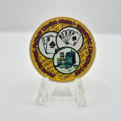 South Point Casino Las Vegas Nevada CCA 2010 Blackjack Poker Tournament Chip D0107