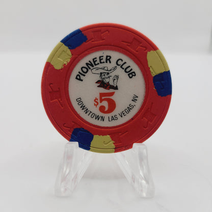 Pioneer Club Downtown Casino Las Vegas Nevada 1984 $5 Casino Chip N2019