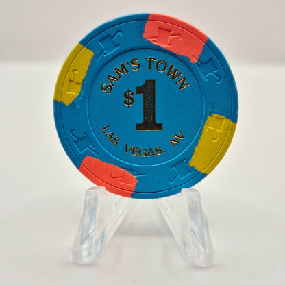 Sam's Town Hotel Casino Las Vegas Nevada 1998 $1 Casino Chip V1459