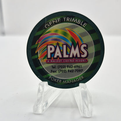 Palms Hotel Casino Las Vegas Nevada Gene Trimble Poker Manager Chip