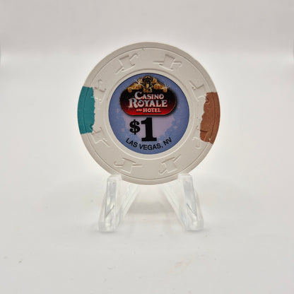 Casino Royale Casino Las Vegas Nevada 2007 $1 Casino Chip E5943