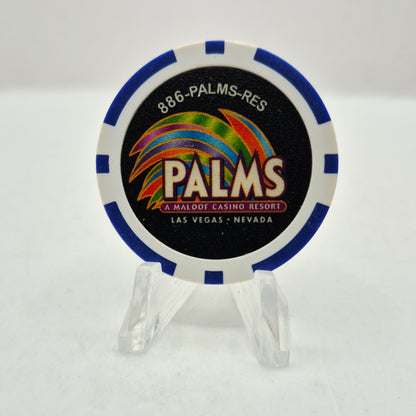 Palms Hotel Casino Las Vegas Nevada 2005 Gift Shop Chip E7533 *Blue