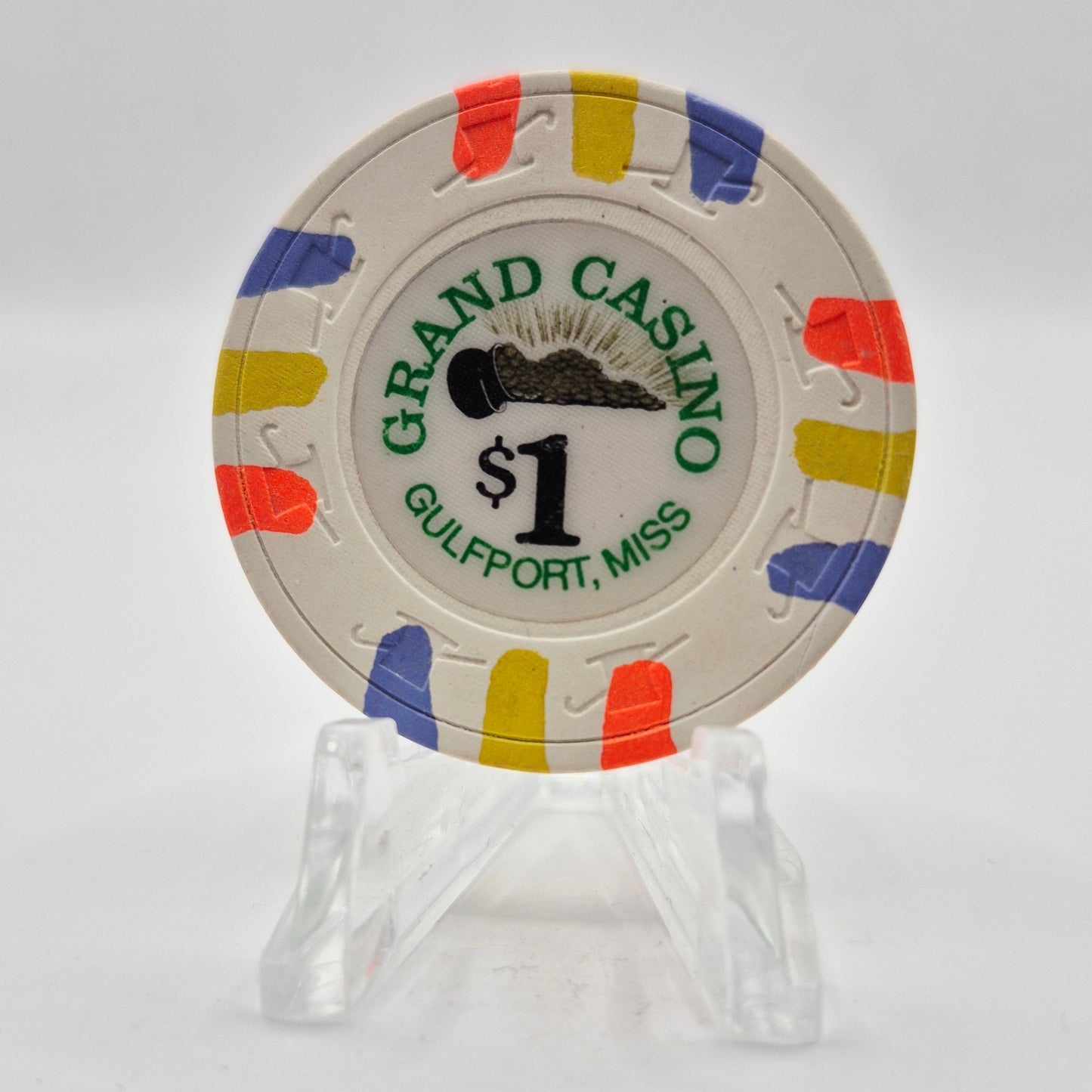 Grand Riverboat Casino Gulfport Mississippi $1 Casino Chip