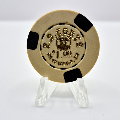 B.B. Cody's Casino  Deadwood South Dakota $1 Casino Chip