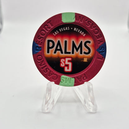 Palms Hotel Casino Resort Las Vegas Nevada 2016 $5 Casino Chip D2451