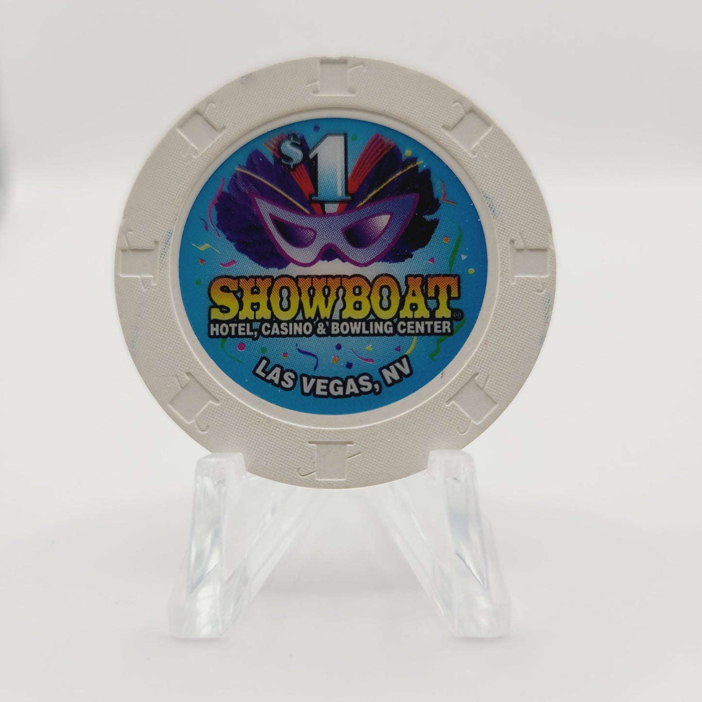 Showboat Hotel Casino Las Vegas Nevada 1996 $1 Casino Chip N1461