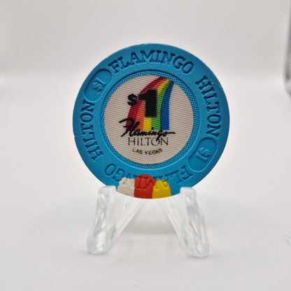 Flamingo Hilton Casino Las Vegas Nevada 1980's $1 Casino Chip N1599