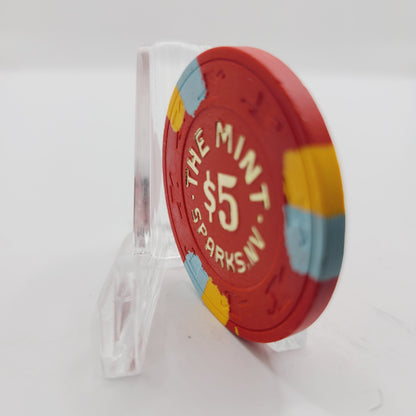 The Mint Casino Sparks Nevada 1985 $5 Casino Chip N5242