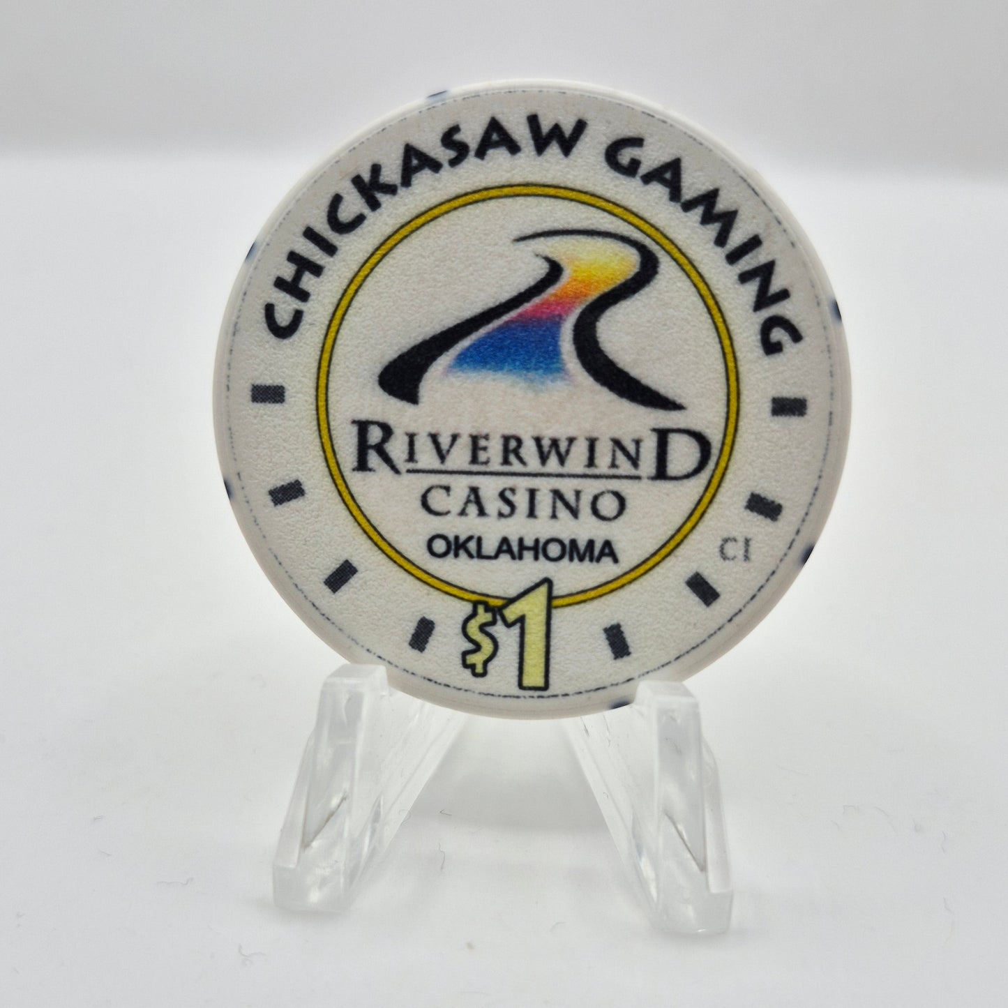 Riverwind Hotel Casino Norman Oklahoma $1 Casino Chip