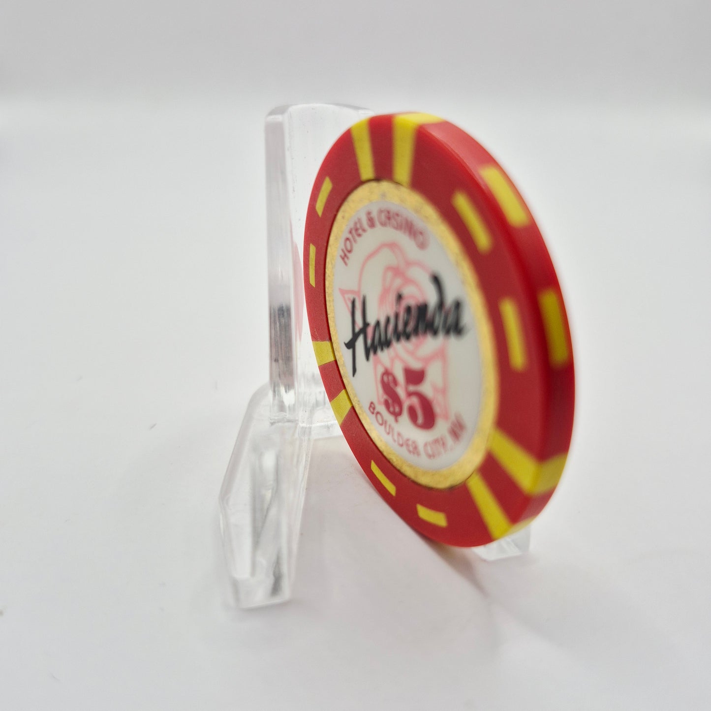 Hacienda Hotel Casino Boulder City Nevada 1999 $5 Casino Chip V4412