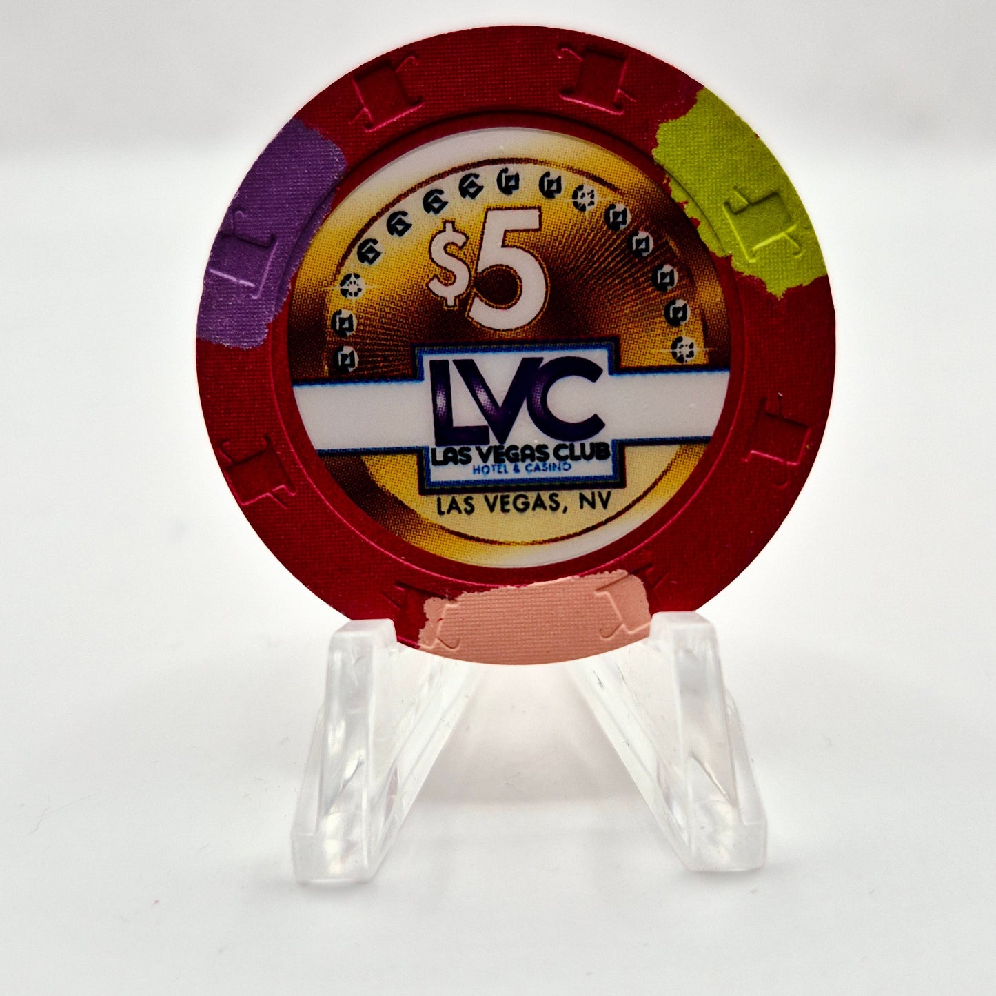 Las Vegas Club Las Vegas Nevada 2014 $5 Casino Chip D1546