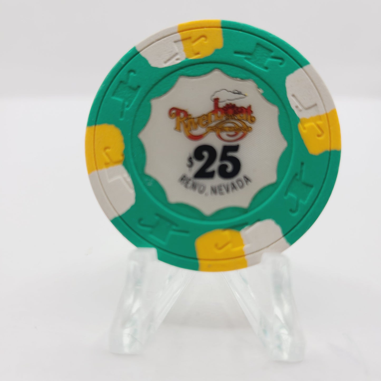 Riverboat Hotel Casino Reno Nevada 1988 $25 Casino Chip N2650