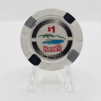 Harrah's Hotel Casino Lake Tahoe Nevada 2006 $1 Casino Chip E4987