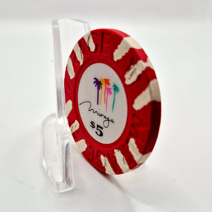 Mirage Hotel Casino Las Vegas Nevada 1989 $5 Casino Chip N1933