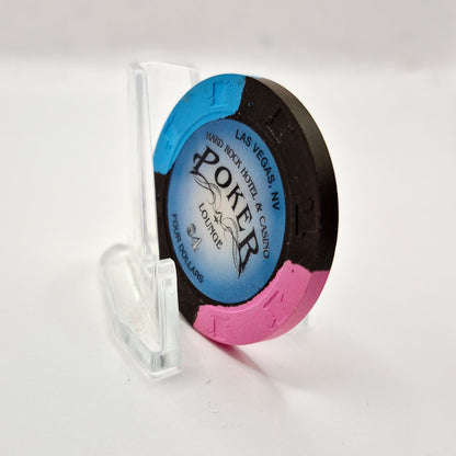 Hard Rock Hotel Casino Las Vegas Nevada 2008 $4 Casino "Poker Lounge" Chip E7422