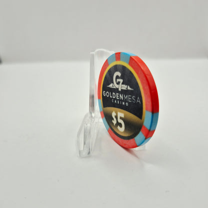 Golden Mesa Casino Guymon Oklahoma 2019 $5 Casino Chip