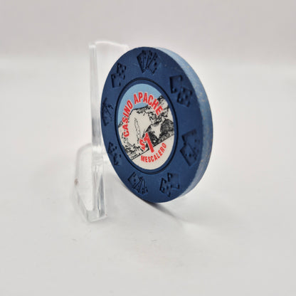 Casino Apache Mescalero New Mexico "UNCIRCULATED" $1 Casino Chip