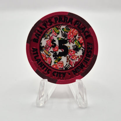 Bally's Park Place Hotel Casino Atlantic City New Jersey $5 Casino Chip