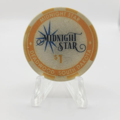 Midnight Star Casino Deadwood South Dakota 2020 $1 Casino Chip