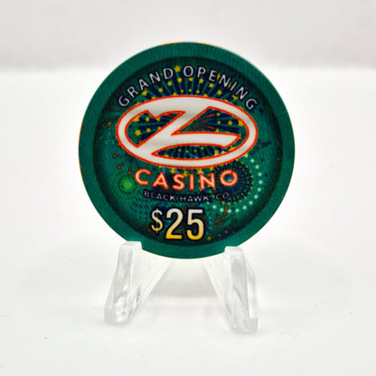 Z Casino Blackhawk Colorado '2014 GRAND OPENING' $25 Casino Chip