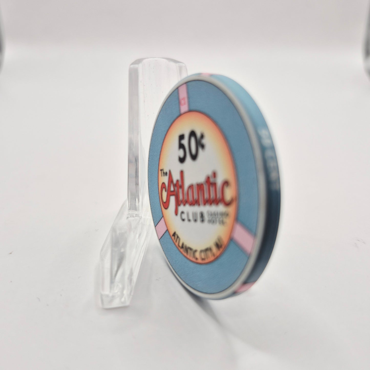 The Atlantic Club Casino Hotel Atlantic City New Jersey 2012 $.50 Casino Chip