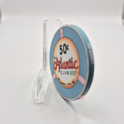 The Atlantic Club Casino Hotel Atlantic City New Jersey 2012 $.50 Casino Chip