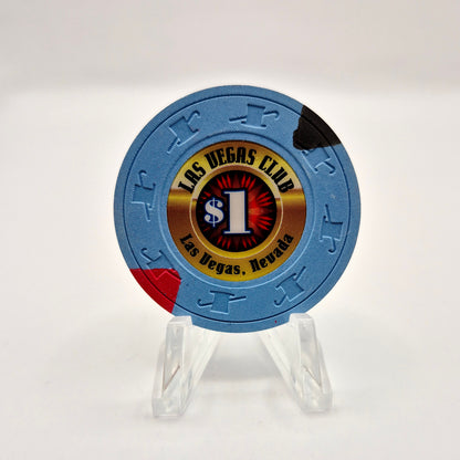 Las Vegas Club Casino Las Vegas Nevada 2008 $1 Casino Chip E8101