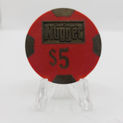 John Ascuaga's Nugget Sparks Nevada $5 Casino Chip N5403