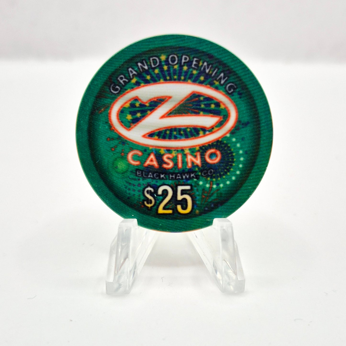 Z Casino Blackhawk Colorado '2014 GRAND OPENING' $25 Casino Chip